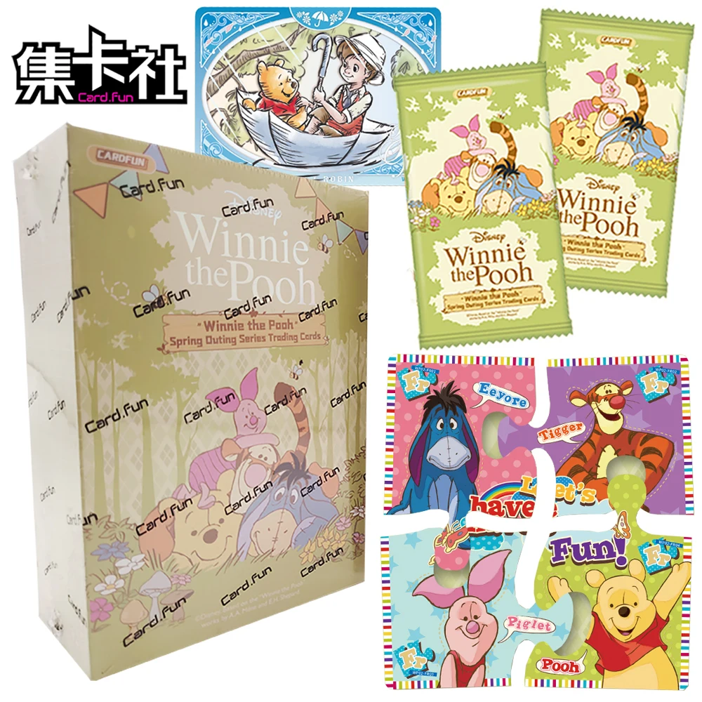 

Новая оригинальная карта FUN Winnie The Pooh, коллекционная карта, американский мультяшный партнер, теплая повседневная карта, поощряющий детский праздничный подарок