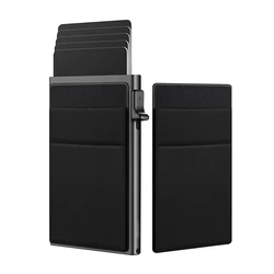 Rfid Protection Credit Card Holder With Coin Slot Pop Up Wallet Card Holder Men Wallet Mini Wallet Wallet For Men