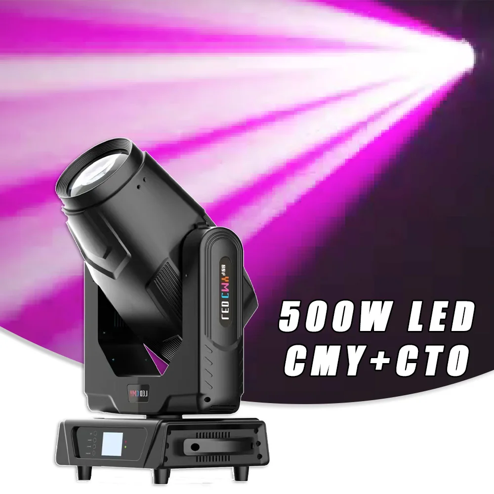 LED 500W Beam Spot Zoom Moving Head CTO CMY Strobe Professional Wash Stage Lighting For Party Dj Disco Concert Forst Effect Lamp