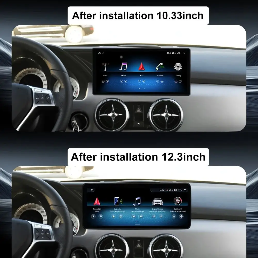 for Mercedes Benz GLK X204 2010 - 2015 Car Radio Multimedia Player Android Auto Navigation GPS Wireless CarPlay 4G WIFI NO 2 DIN