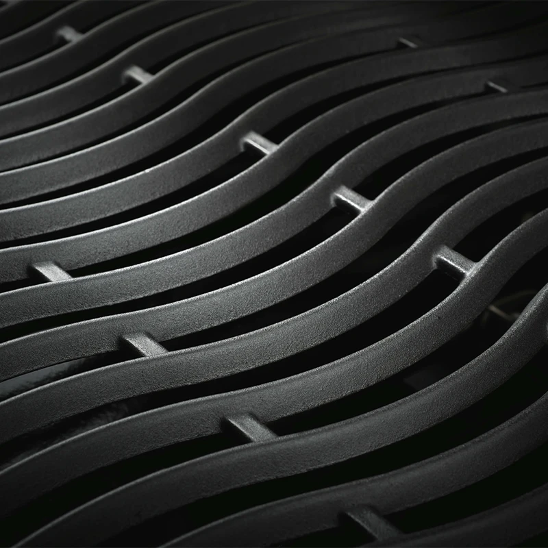 Black Stainless Steel BBQ Grill Gas Grill With Wheels