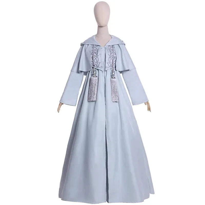 w,3;f'5\b/ff14 Final Anime Emet Selch robe Mask Hair Cosplay Wigs party clothing6;h\b.8'k/ view 5