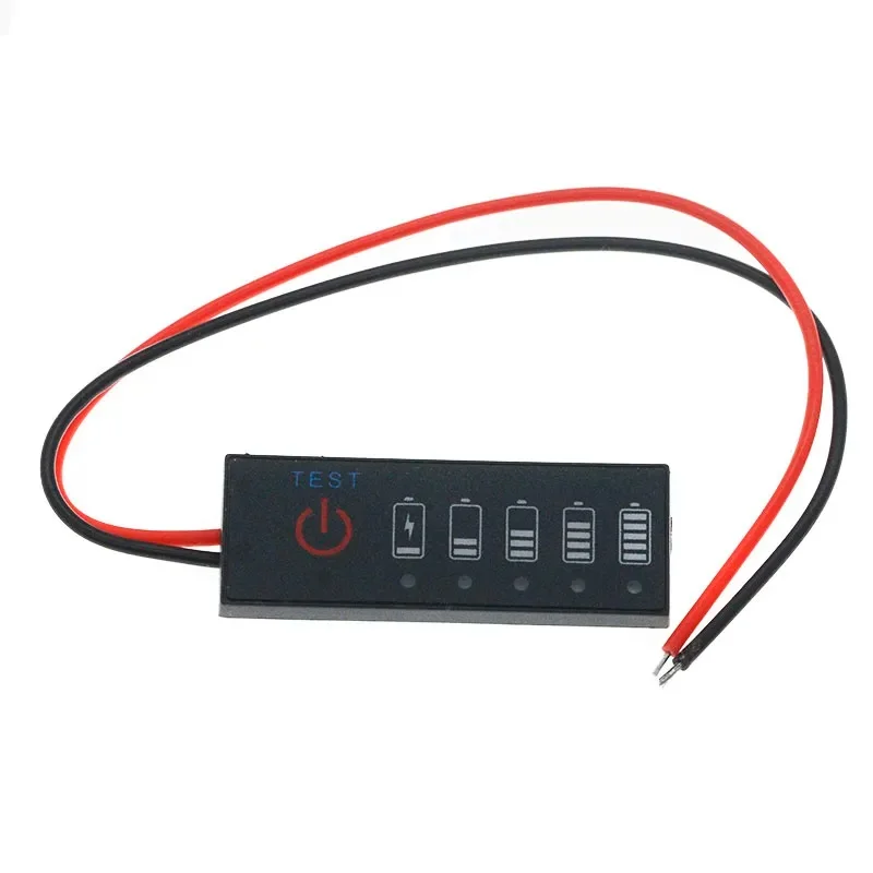 3.7V-72V Lithium Battery Power Detection Lamp Board 12V Lead-acid Battery Lithium Iron Phosphate Power Display - view 3