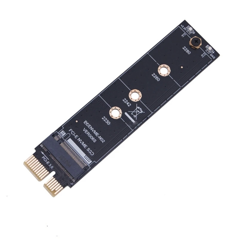 

Адаптер NVMe-PCIe поддерживает карту расширения NVMe SSD-PCIe для настольных ПК PCIE3.0 1x адаптер для 2230 2242 2260 2280