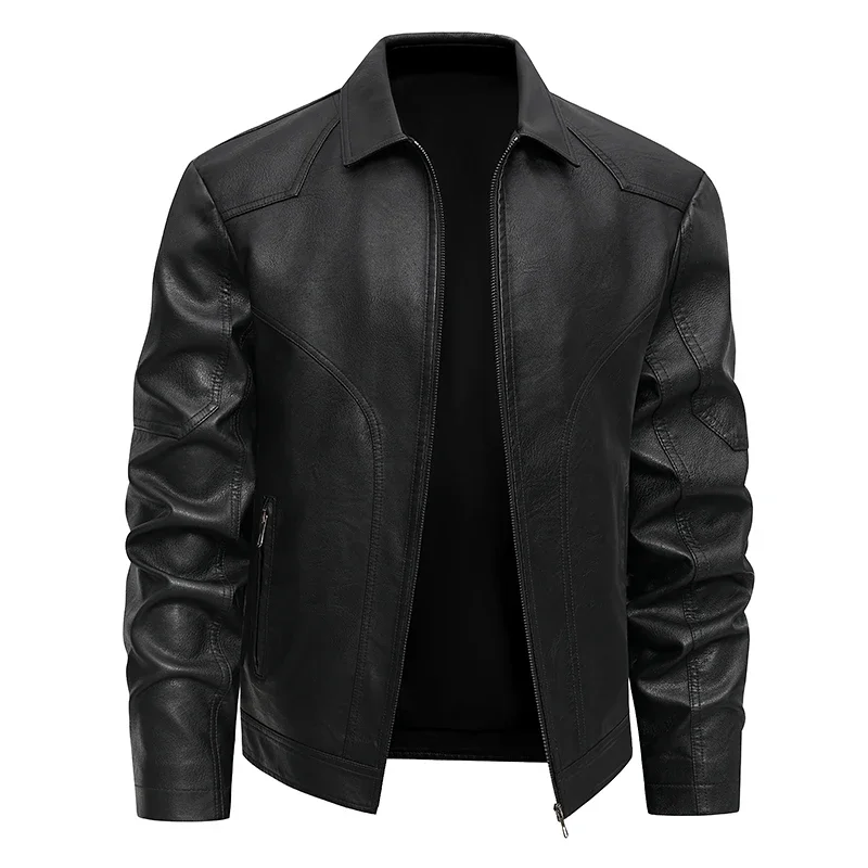 Thumbnail 3 - #32 Trending Mens Leather Coats Right Now