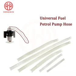 10PCS 80 100 120 150 200 250 300 350 mm ID:8 OD:10 Nylon Tube Fuel Line Bellows Corrugated Pipe For Fuel Pump Plastic Universal