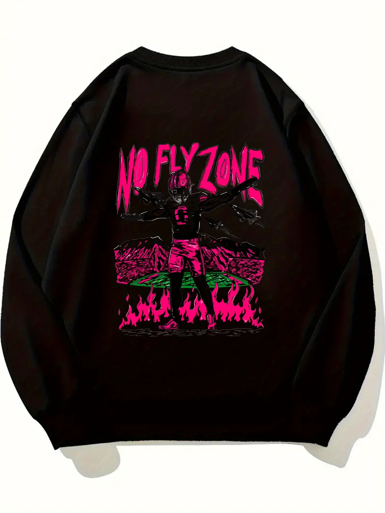 

Athlete Graphic Printing Autumn and Winter Men's and Women's Sweatshirts Casual Loose Outdoor Street Sports Training Brand