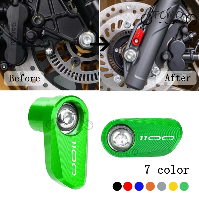 

For KAWASAKI Z1100 SE SX Versys 1100 SE Versys 1100SE Motorcycle Front Rear Wheel ABS Sensor Protector Guard Accessories