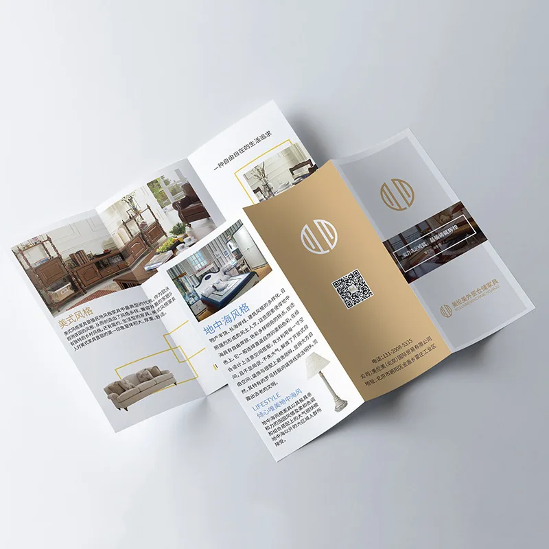 Customized. Manufacturers Supply Color Pages, Single-Page Leaflets, Folding Design, Printing, Various Materials, Available Leafl