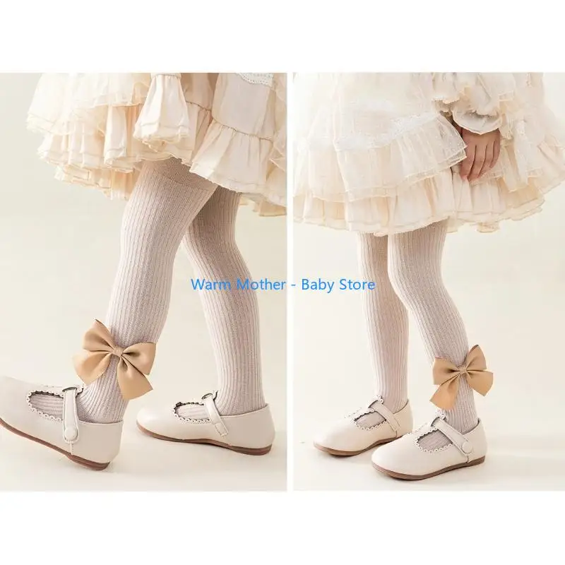 الفتيات جوارب طويلة ربيع الخريف القطن قاع سراويل الطفل قاع السراويل الاطفال طماق للاستخدام اليومي والحفلات بلون 57QE