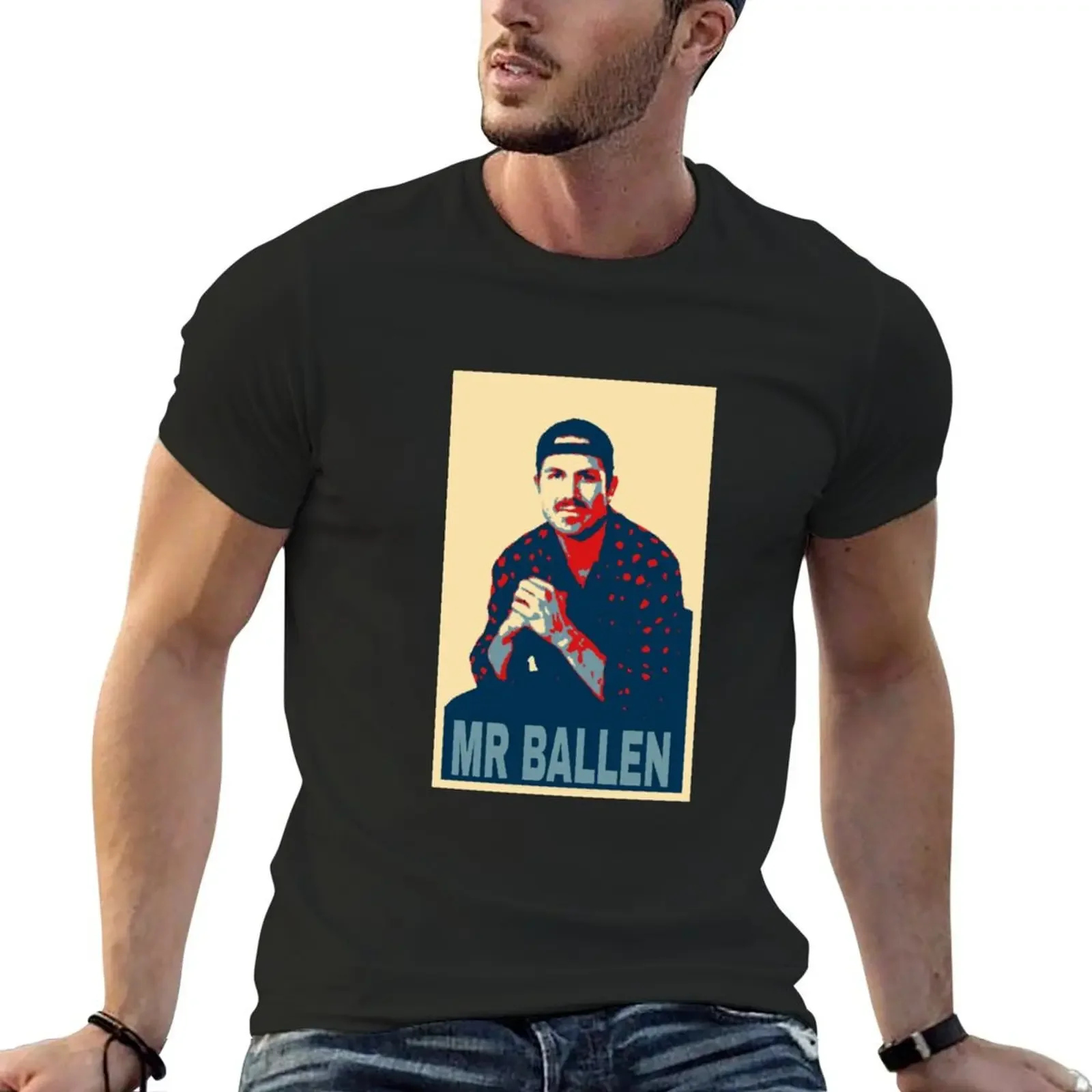 

mrballen T-shirt customizeds summer top new edition black t-shirts for men
