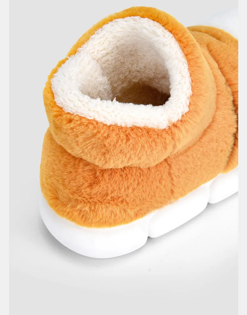 New tiger paw slippers woman men winter furry booties women\'s fuzzy home shoes size 44 45 girls Chrismas slippers drop shipping