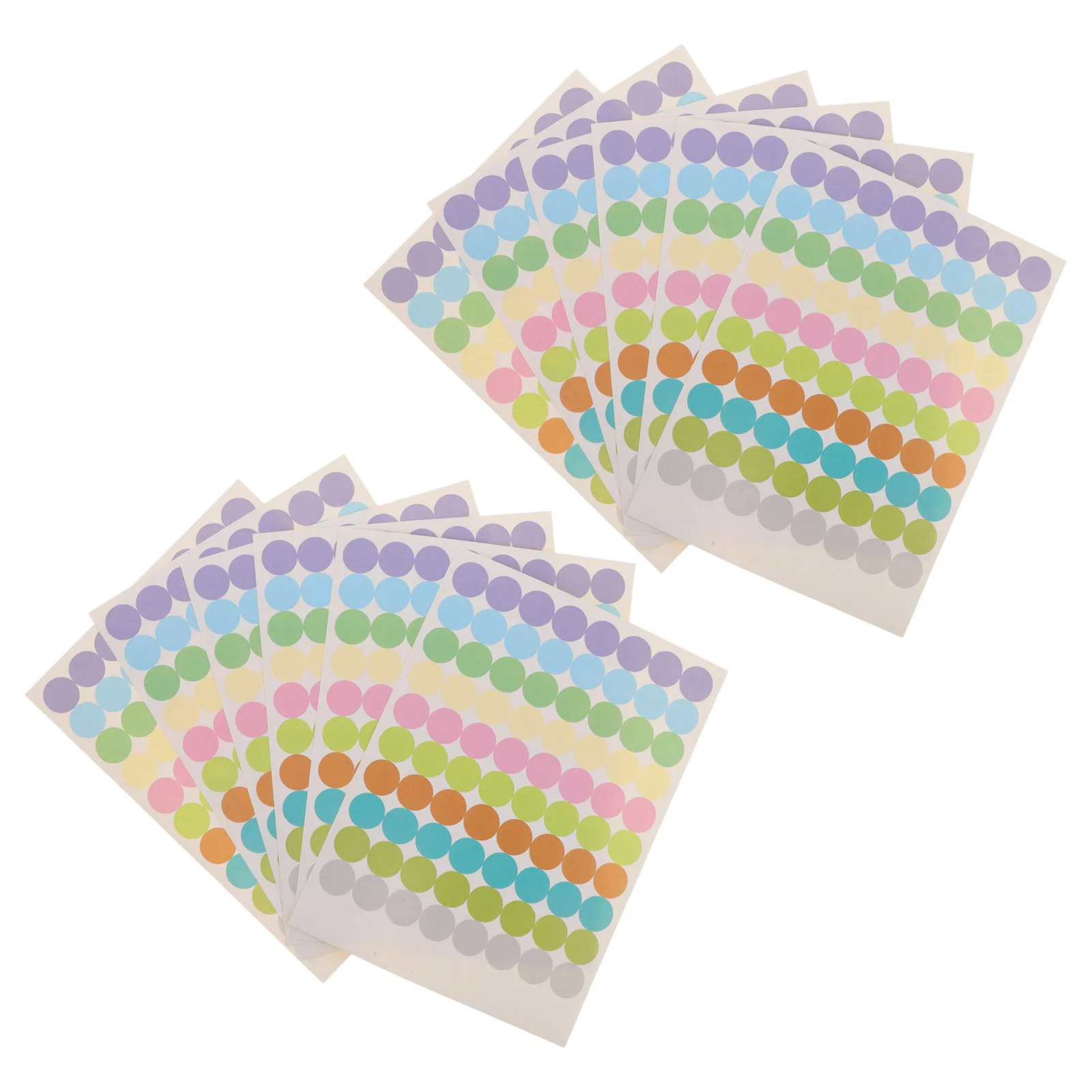 

20 Sheets Small Essential Oil Bottle Labels 13Mm Mini Round Circle Stickers Writable Removable Cap Labels for Roller Bottles