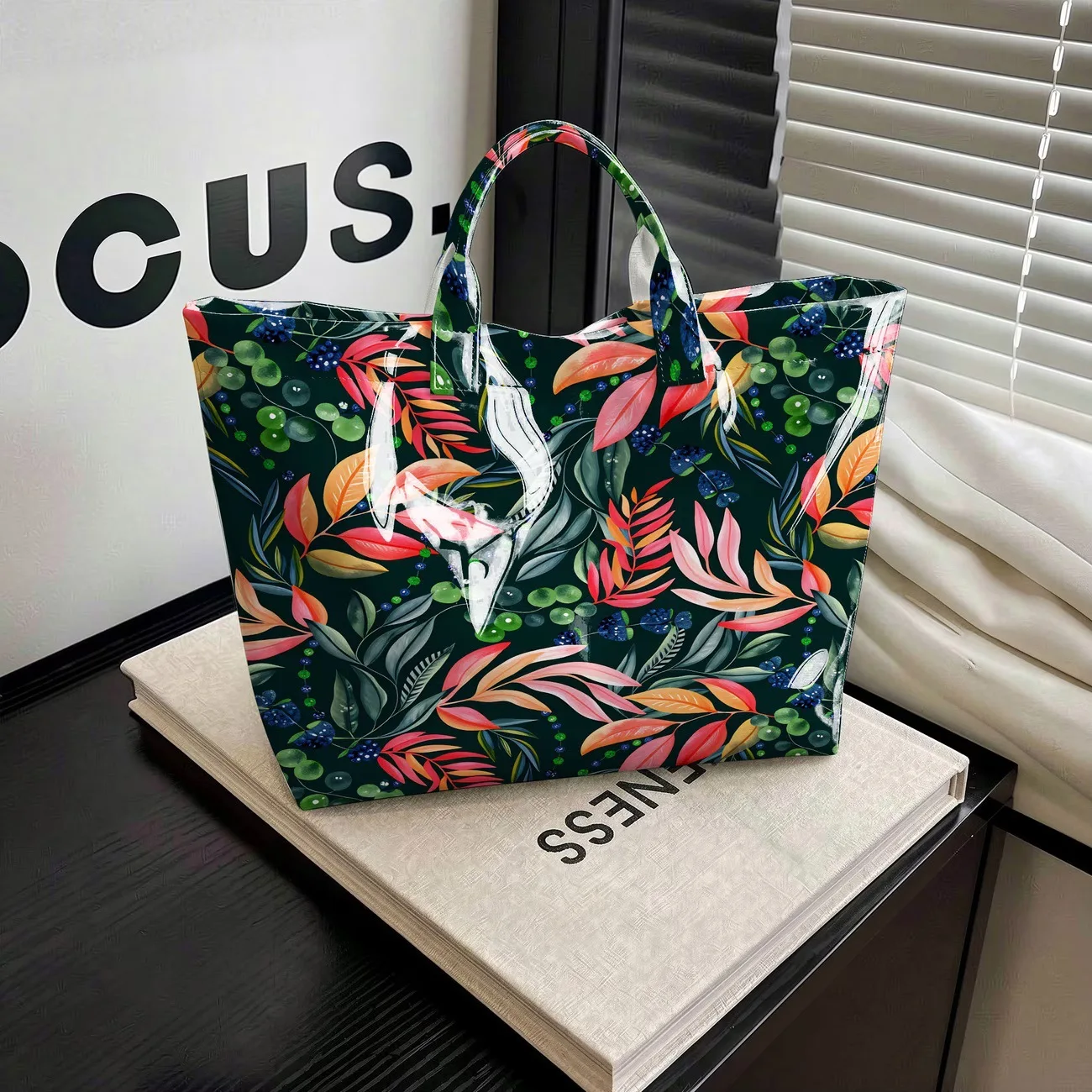 3d-プリントキルティング防水キャンバスバッグショッピングトートバッグショルダーバッグハンドバッグ旅行ビーチハイキングキャンプ