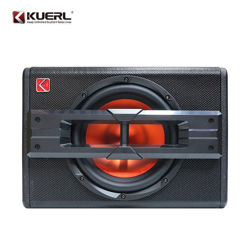 High Performance Car Active Full Audio Sound Subwoofer Box Portable 10 Inch Trapezoid Auto Subwoofer
