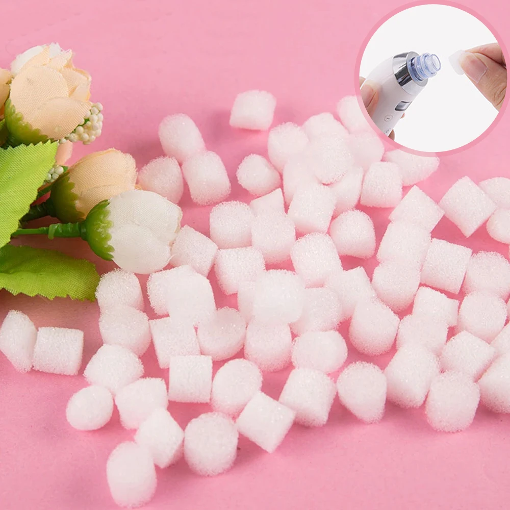 

100Pcs/Bag Filter Sponge Blackheads Nasal Aspirator Accessories Prevent Mucus From Blocking The Spare Parts for Beauty Salon