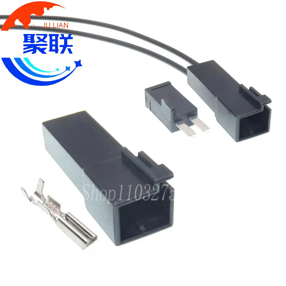 1 Set 2 Pin 6098-0060 6098-0001 Diode Car Connector Auto Plastic Housing Wire Socket Auto Parts