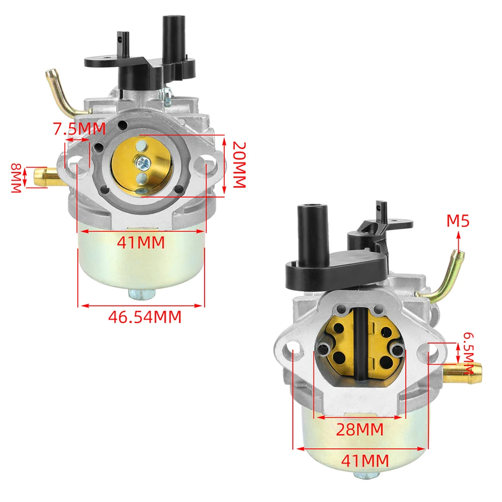 801396 Engine Carburetor Assembly for Snow Blowers with For 2-Stroke Power Units Suitable for Outdoor Equipment Repairs