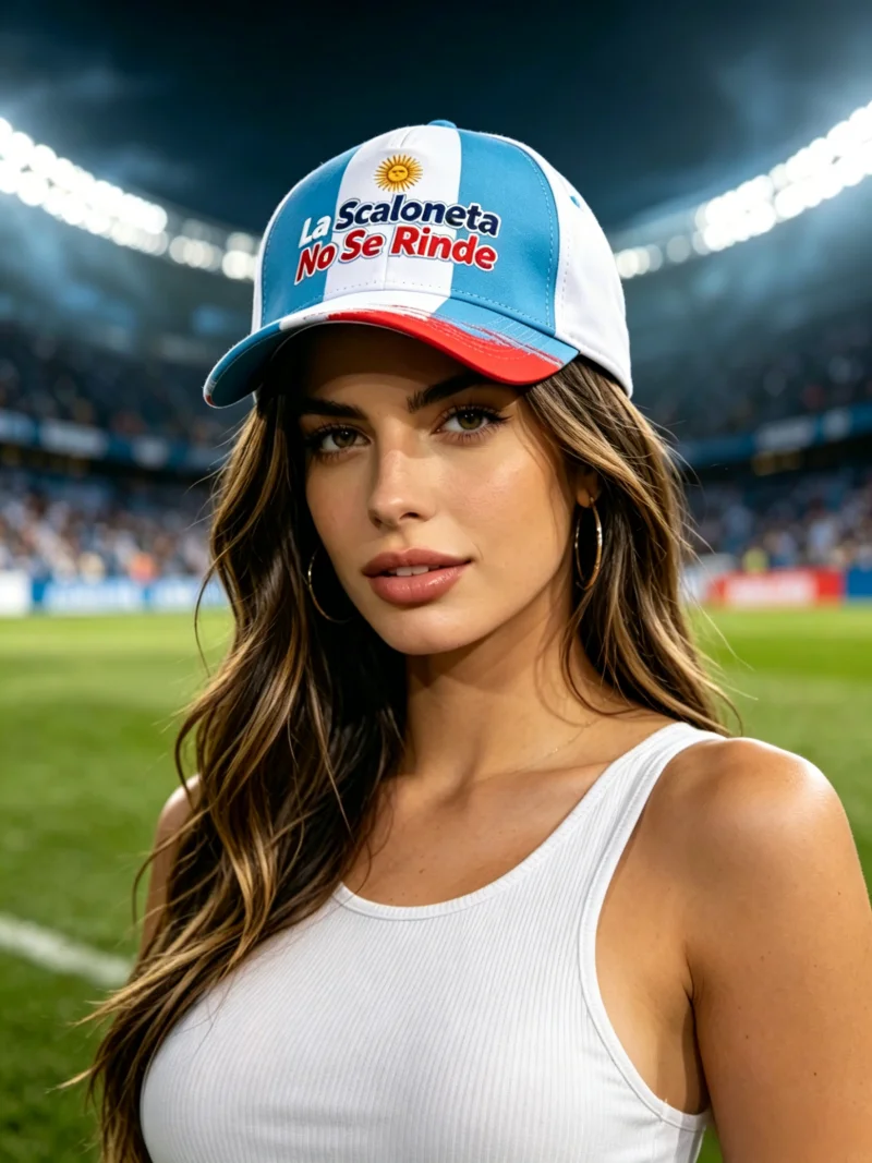 

2026 Argentina Soccer 3D Print Baseball Cap, Summer Quick Dry Breathable Unisex Sun Visor Hat Fan Cheer Adjustable Sports Cap