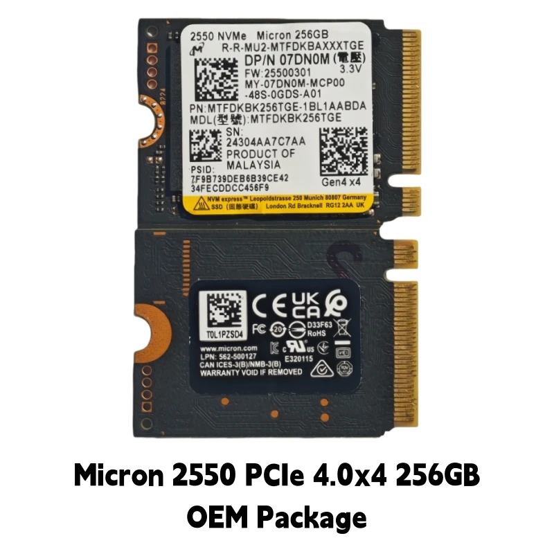 Micron 256 Gb Pcie Nvme Micron 256GB 2200 PCIe SED TCG