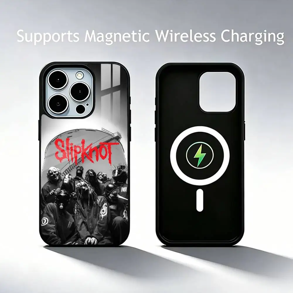 Rock S-Slipknots -ES  Phone Case For iPhone17,16,15,14,13,12,11 Plus,Pro Allows magnetic wireless charging