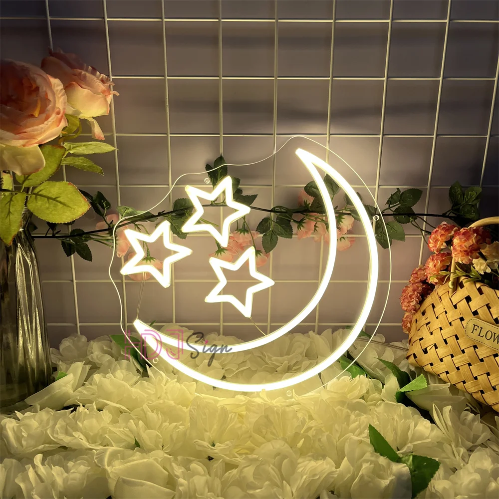 

Ramadan Neon Sign For Wall Party Club Eid Mubarak Decor Neon Light Muslim Door Window Islamic Living Room Bedroom Decoration