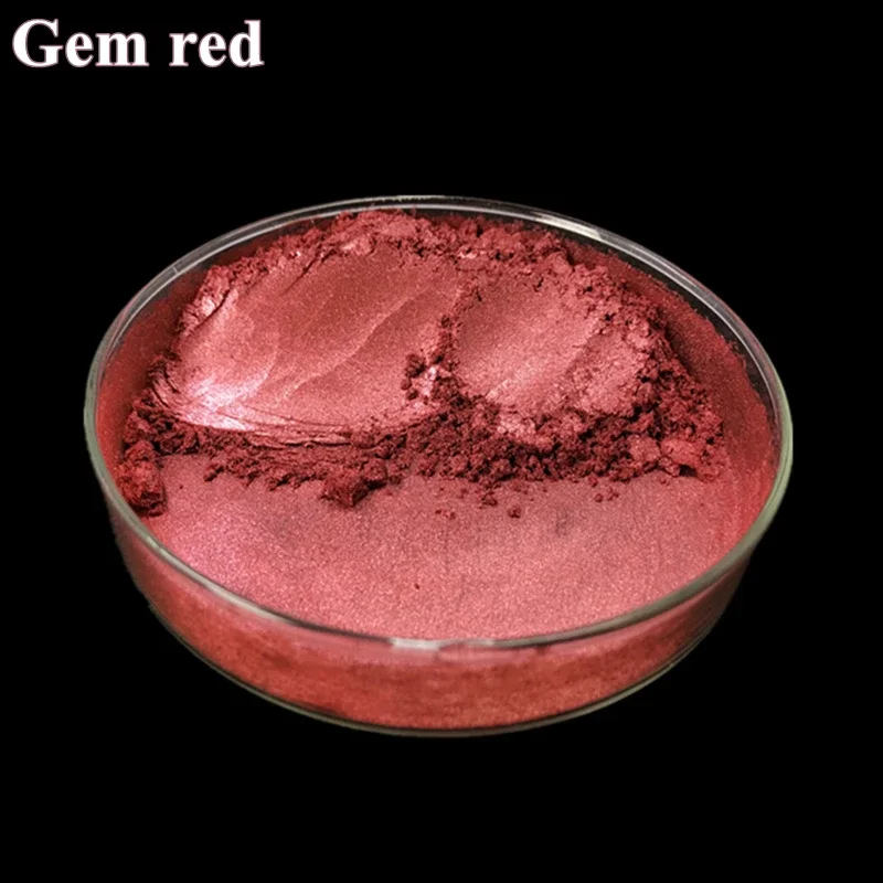 Gem Red&Purple Red Mica/Pearlescent Powder For Nail Polish Mermaid Glitter Pearlescent Eyeshadow Soap Resin Slime Dye Powder