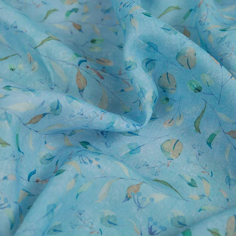 Ramie Fabric, Printed Raw Color High Density Twill, Breathable Anti Pilling Good Drape, For Hanfu Bag Shirt, Factory Direct Sal