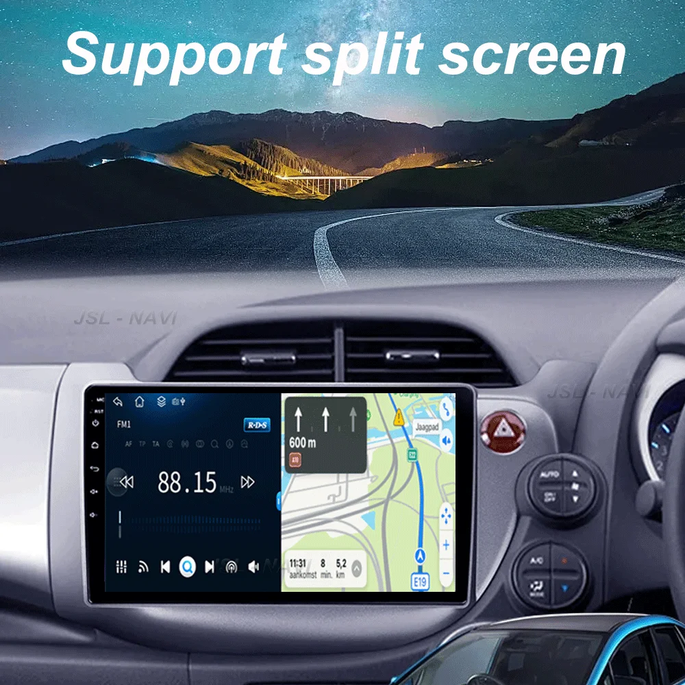 Android 15 Car Radio For Honda Jazz 2 GG 2008 - 2014 Fit 2 GE GP GE 2007 - 2014 RHD Player Multimedia Navigation Stereo GPS