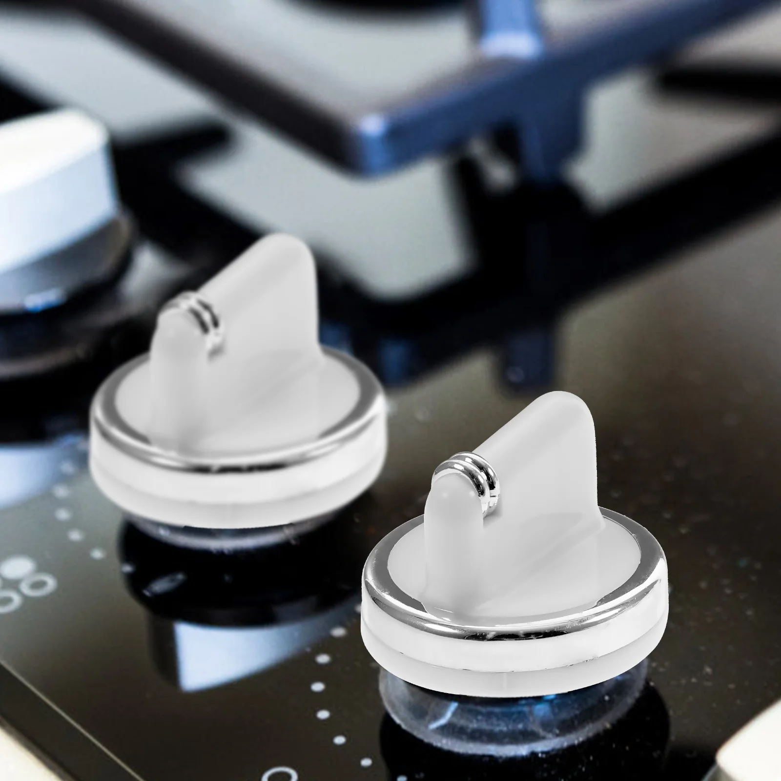 

10 Pcs Water Temperature Adjustment Knob Gas Stove Heater Control Dial Plastic Valve Replacement Component Wear for Gas