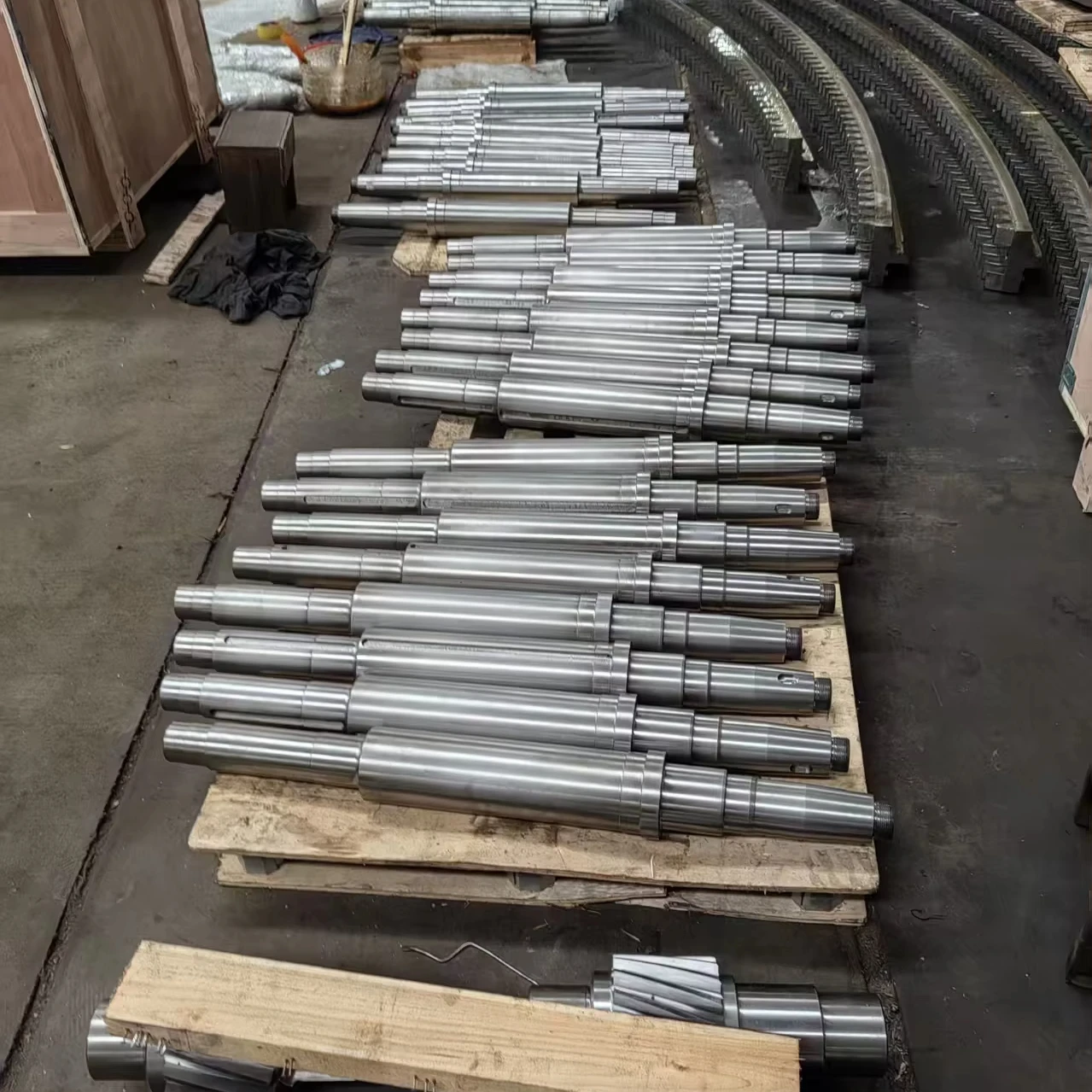 

Factory Supply Heavy Long Drive Shaft Pto Spare Parts Universal Propeller Solid Shaft