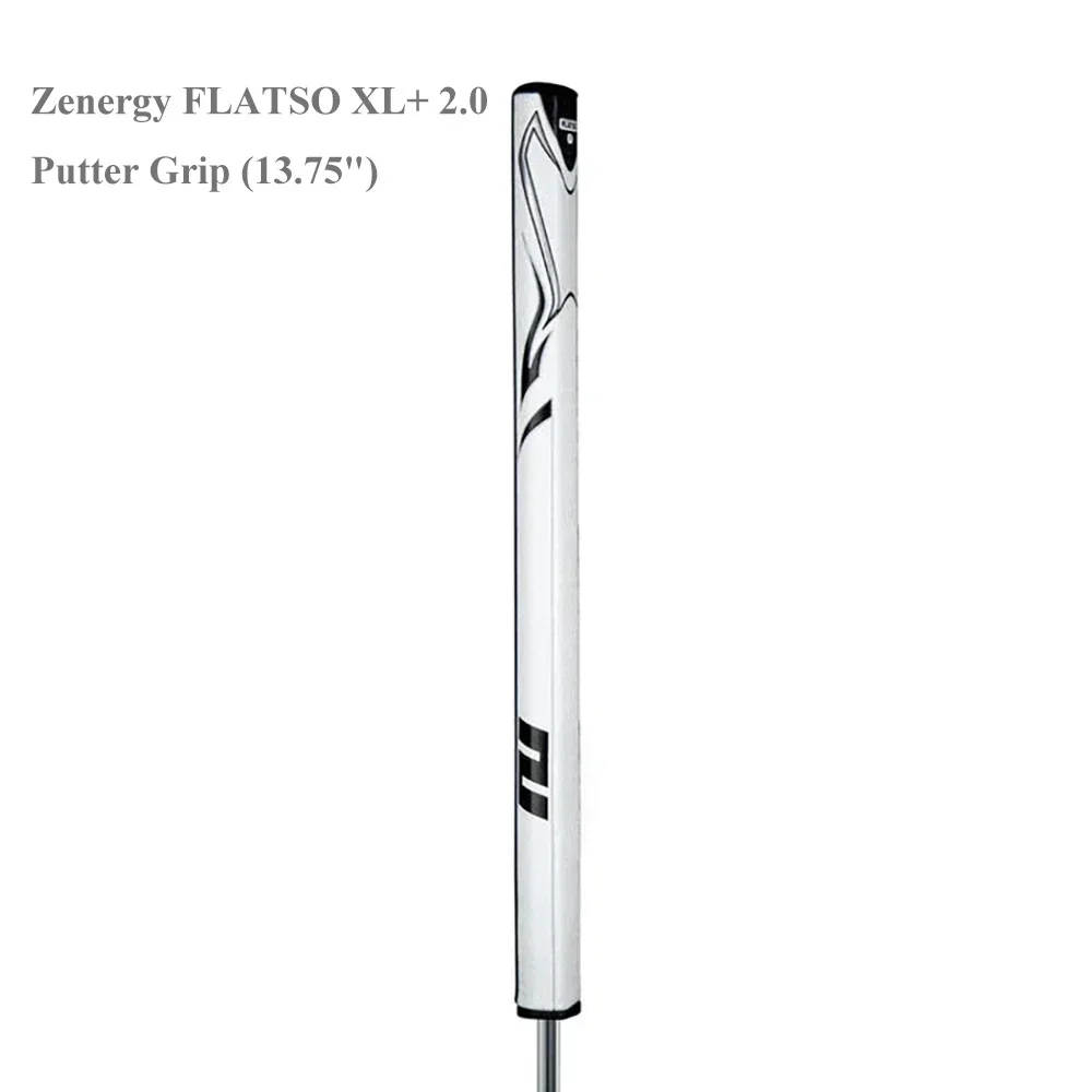 Leve Putter Golf Grip para homens e mulheres, frete grátis, Zenergy Flatso, XL 2.0 Grips, 13.75 ", alto feedback