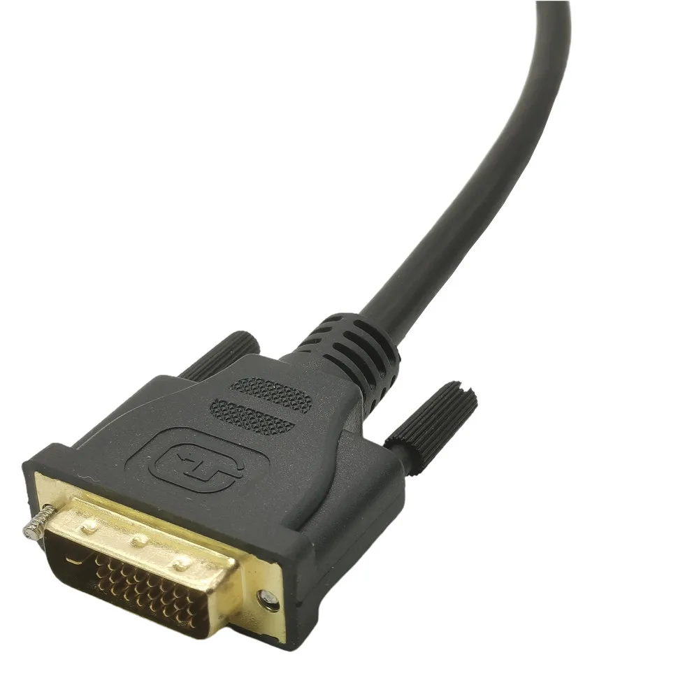 Kabel DVI 1080p 3D pozłacany wtyk męski-męski DVI TO DVI 24+1 PIN kabel 0.5M do monitora LCD DVD HDTV XBOX — zdjęcie produktu 4