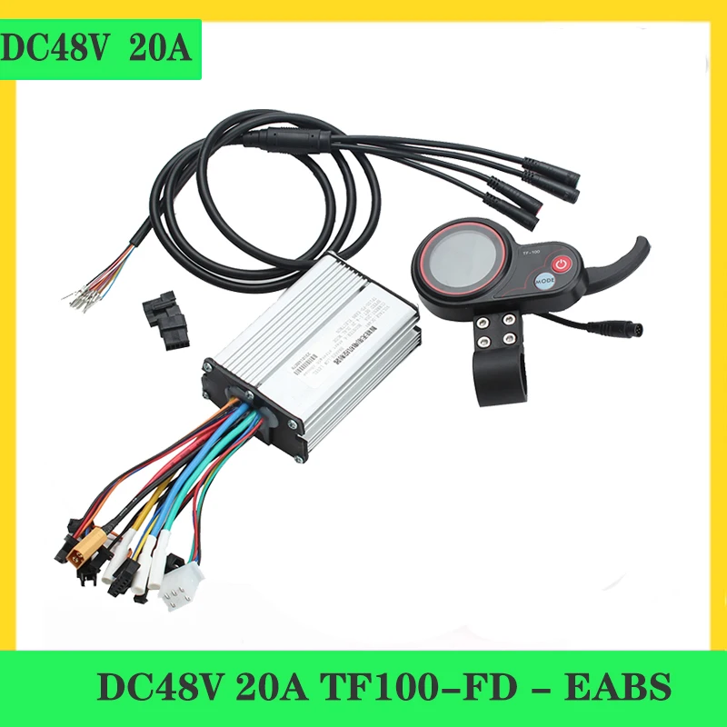 Electric scooter  controller 6-pin instrument cable DC48V 20A TF100-FD - EABS combination kit For 10 Inch Kugoo M4 Scooter