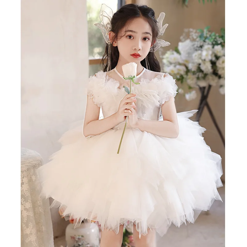 Summer Toddler Birthday Dress For Baby Girl Clothes Sequin Baptism Princess Tutu Dress Girls Dresses Party Costume