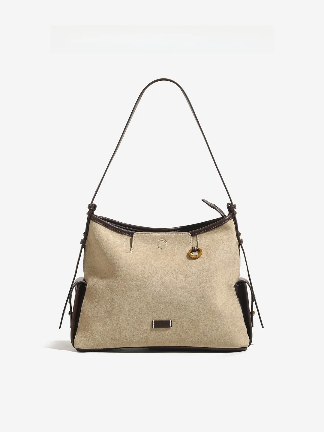  CharlieKitty Shoulder Bag 2026 New Style Casual Chic Tassel Detail Soft Handle Leather Strap Zipper Closure PU Leather