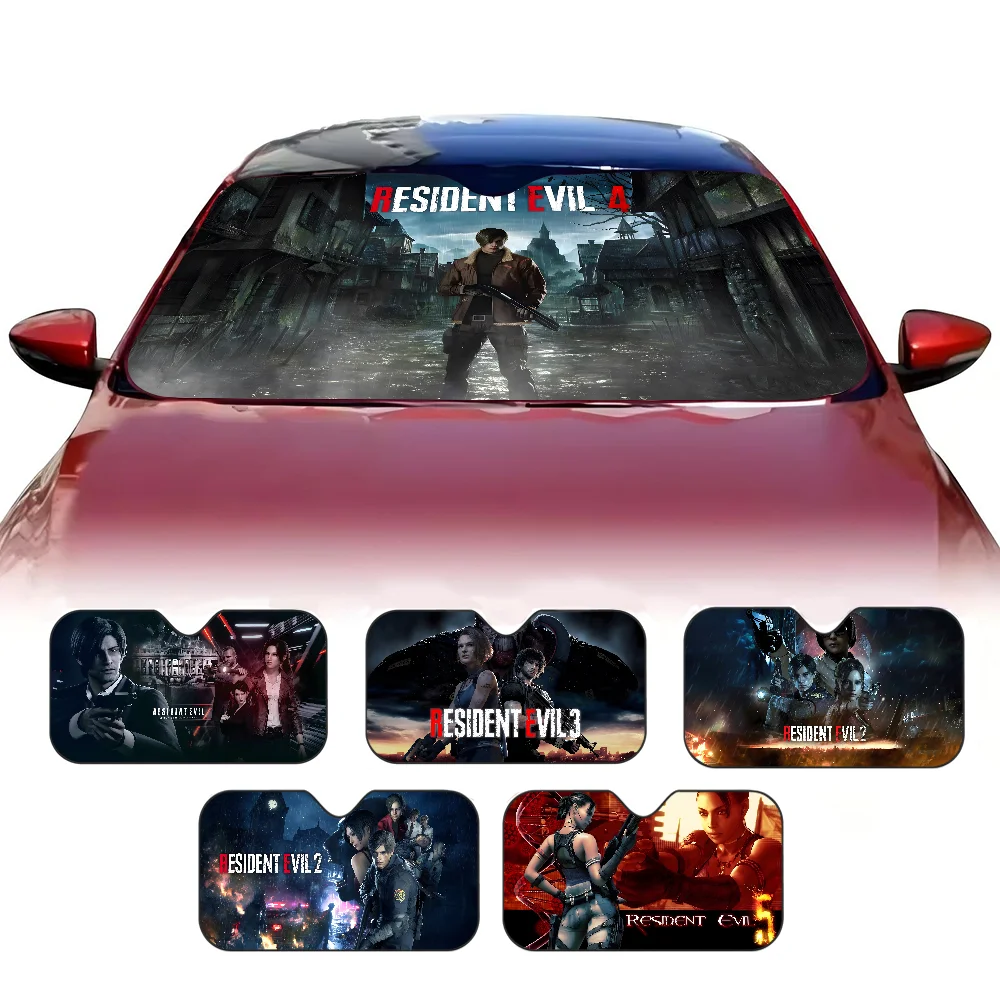

R-Resident Evil Umbrella Car SunShade Windshield Sun Shade for Front Window Sun Shade Visor Protector Shield Cover