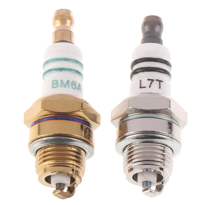 BM6A Spark Plug Replacement - Compatible with 2-Stroke Lawn Mowers & Strimmers, High Performance Glow Plug for Small Engines