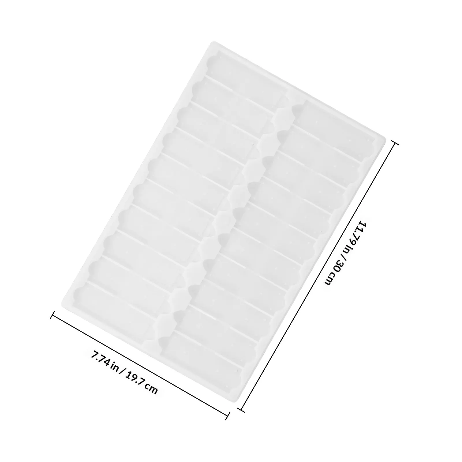 20 Slot Microscope Slide Tray PP Slide Storage Board Laboratory Science Research Organization Tray Easy Insert Slides
