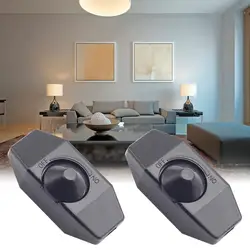 220v High Quality Led Dimmer Adjustable Controller Table Dimmer Plug Cord Floor Knob Button Light Lamp Access H2F0