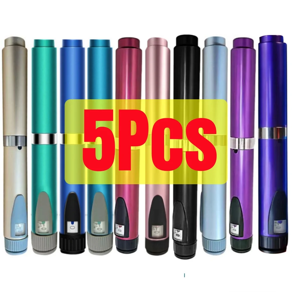 5Pcs Facial Aesthetics Magic Pen 3ml Empty Cassette Bottle Cartridges Individual Packaging Tattoo Pens Kit for Lilly Insulin Pen