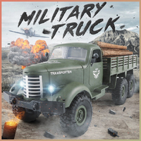 JJRC Full Scale RC Cars Q60 Simulation Military Card Model 6WD Off road Climbing Children Remote Control Car Toy Christmas Gift