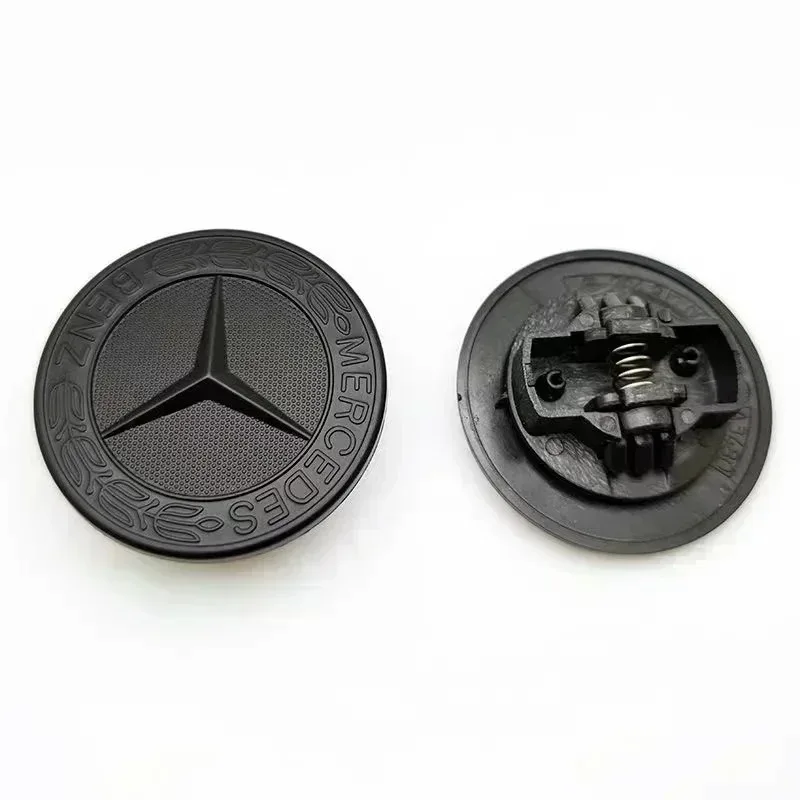 1pcs 57mm Star Flat Hood Bonnet Logo Emblem Badge For Mercedes Benz W204 W124 W201 W202 W212 W220 W205 automobile Accessorie view 4