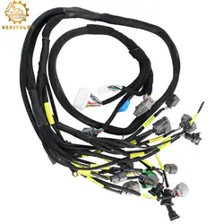 CNCHOBD11 CNCH-OBD1-1 1PCS Car Engine Harness OBD1 For 1992-1995 Honda Civic Integra B16 B18 D16 Budget D/B-series Tucked