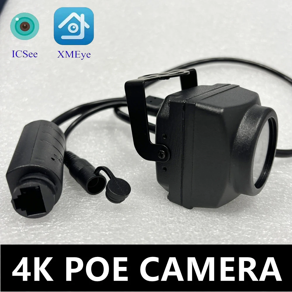 4K Mini wodoodporna kamera IP POE 5MP 4MP 8MP IMX415 UltraHD zewnętrzna kamera bezpieczeństwa noktowizor detekcja ruchu inteligentny telefon