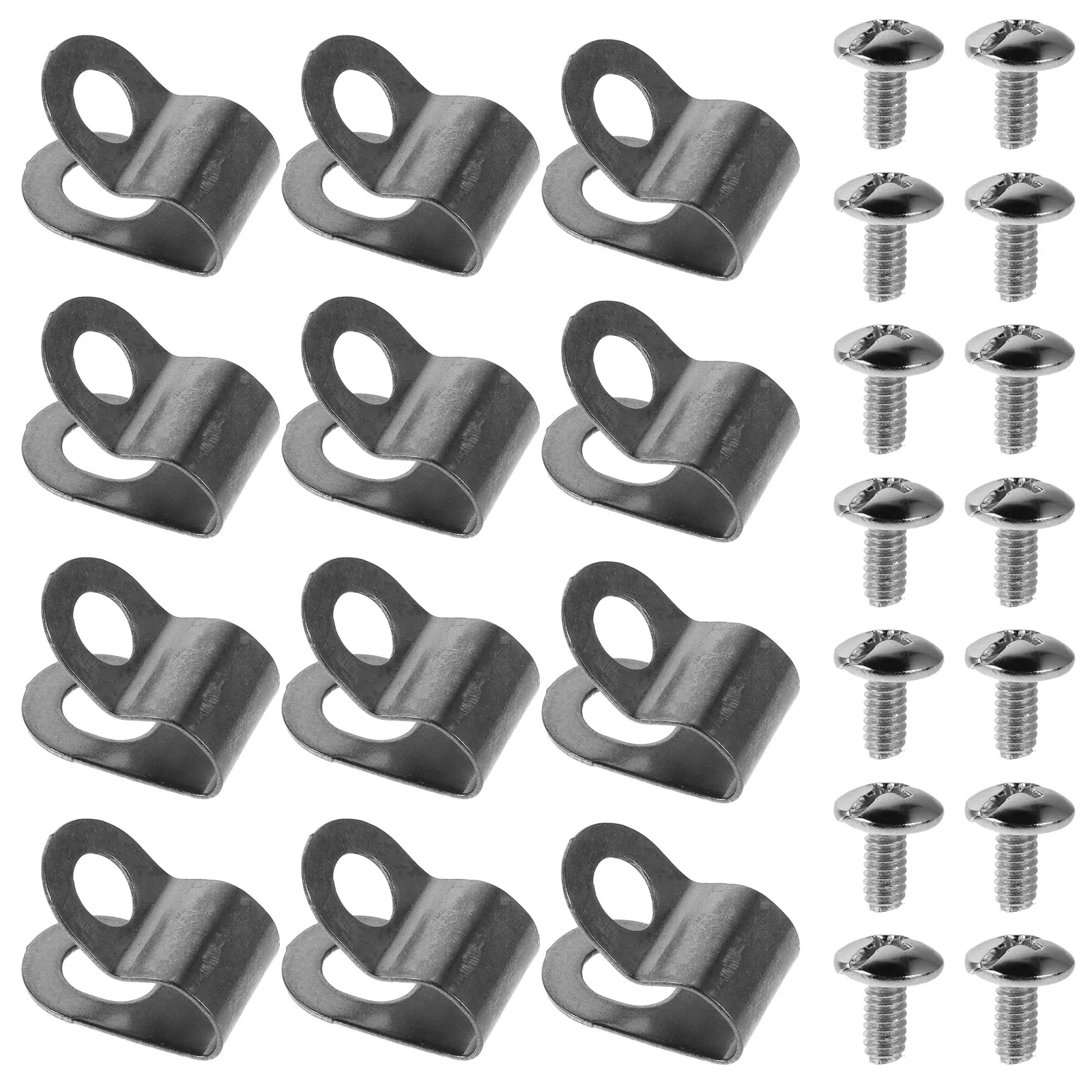 

20Pcs Hockey Visor Clips Universal Metal Fastener Accessories for Ice Hockey Visor Attachment Securing Locking