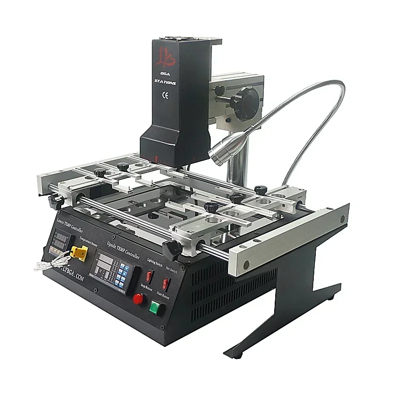 IR6500 V2 BGA Station Repairing Soldering Machine 2 Zones Infrared Rework  2300W with Reballing Kits Vacuum Suction Pump