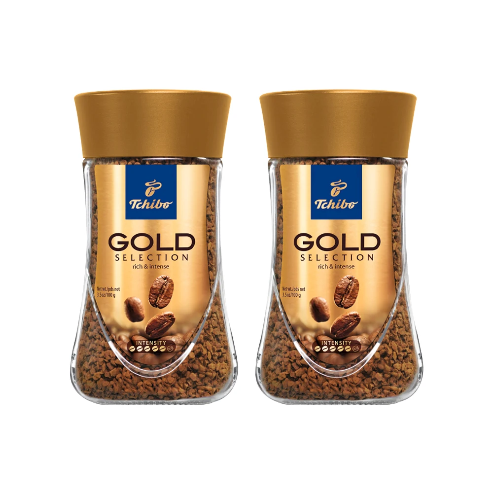 Deutschland Tchibo Gold Selection Premium Instantkaffee 100 g x 2