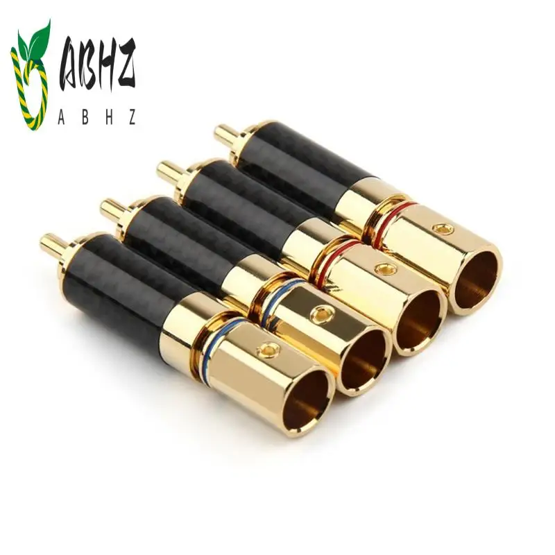 

ABHZ-4 Set Hifi RCA Connector RCA Plug Speaker Terminal Audio Power Subwoofer Amplifier