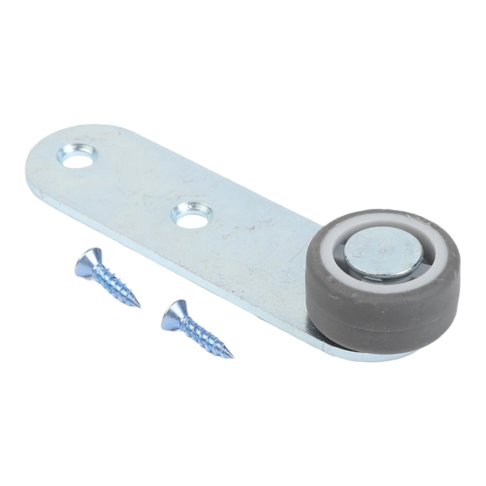 Side Mounted Support Pulley for Interior Wooden Doors Requiring Reliable Load Distribution and Floor Protection